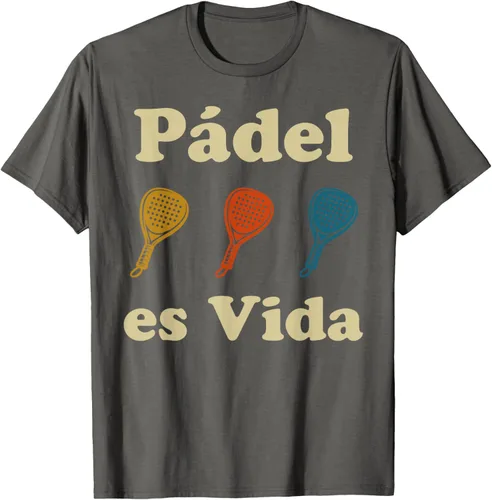 Vista 43 de Padel ES Vida Player Sport Life in Spanish En Espanol Men's T-Shirt