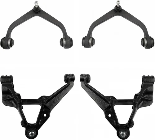 Vista 48 de TRQ Brazo de control superior e inferior del lado del conductor y del pasajero con juego de rótulas compatible con Chevrolet GMC 89-02