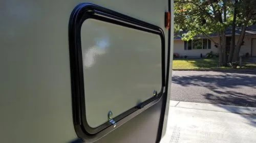 Vista 4 de Kit deflector de visera de canalón de protección de lluvia para ventana lateral automotriz DIY