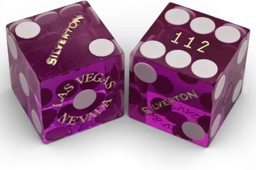 Vista 44 de Par de dados de casino en serie a juego - Auténticos dados de dados de Las Vegas 0.748 in, juegos de mesa y coleccionables - Aliante rojo pulido