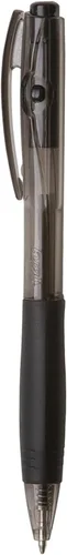Vista 6 de BIC BU3 Grip - Bolígrafo retráctil, punta media (0.039 pulgadas), negro, bolígrafo negro para escuela y oficina, 12