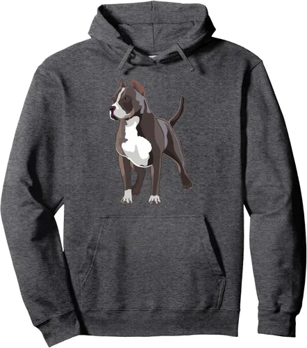 Vista 5 de American Bully Dog Owner Illustration - Sudadera con capucha para amantes de los perros