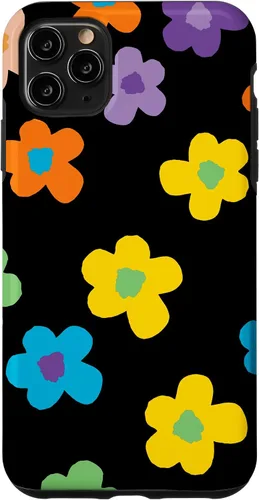 Vista 13 de Cute Flower Pattern Multicolor Wildflower Floral Yellow Case for iPhone 17