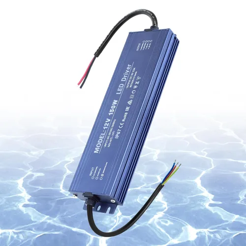 Vista 23 de Controlador LED de 12 V 100 W impermeable IP67, transformador LED ultra delgado de 110 V CA a 12 V CC 8.3 A 100 vatios silencioso convertidor
