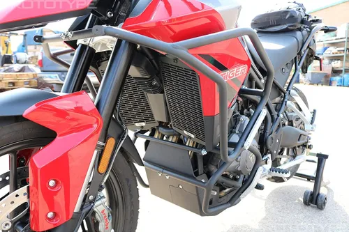 Vista 9 de T-Rex Racing Jaulas de protección de motor inferior compatibles con Triumph Tiger 850 Sport/Tiger 900 GT/GT Pro