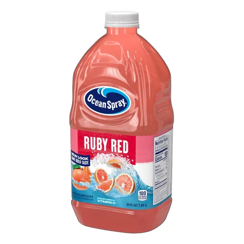Vista 4 de Ocean Spray® Bebida de jugo de toronja roja rubí, botella de 64 onzas líquidas