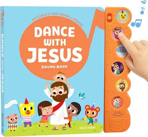 Vista 9 de Bible Heroes Libros cristianos con sonido para niños, 6 canciones de la Biblia para niños pequeños, regalos cristianos para niños, Biblia para bebés