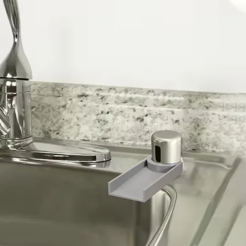 Vista 6 de Rampa de agua para cubierta de aire para lavavajillas, rampa de 3 pulgadas que ayuda a guiar el agua al fregadero, accesorio universal