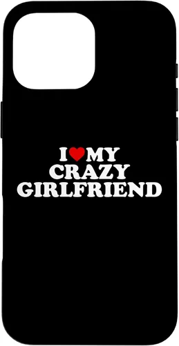 Vista 19 de Ich Liebe Meine verrückte Freundin GF - Rotes Herz [German Language] Case for iPhone 17