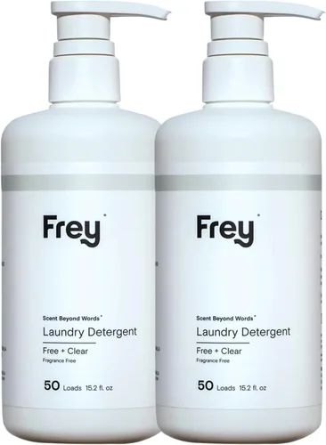 Vista 16 de Detergente líquido concentrado para lavandería FREY Formulado para piel sensible y lavadoras HE Elimina manchas eficazmente 50 lavados por
