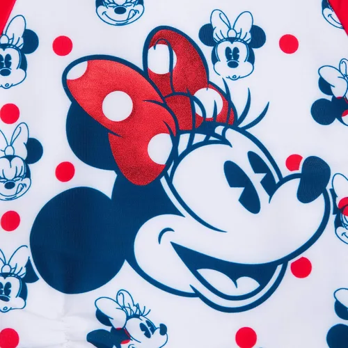 Vista 4 de Disney Minnie Mouse Set de baño de lujo con lunares rojos para niñas