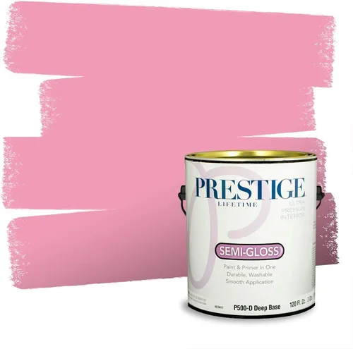 Vista 668 de Prestige Paints Pintura exterior e imprimación en uno, 1 galón, plano, coincidencia comparable de Valspar* Amber Rose*