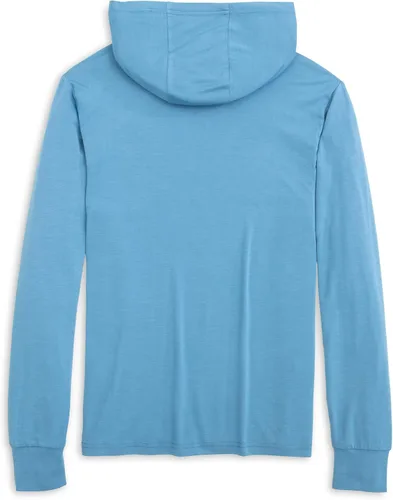 Vista 2 de Free Fly Sudadera con capucha para jóvenes, protección solar UPF 50+, absorbe la humedad, transpirable de viscosa de bambú de manga larga
