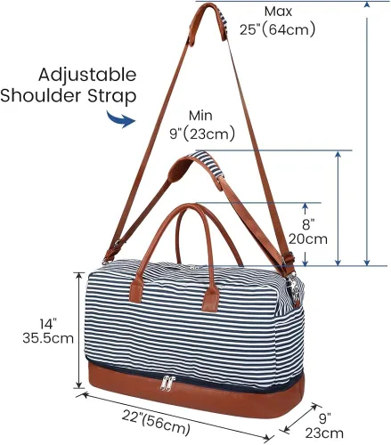Vista 2 de Bolsa de lona para mujereshombres, bolsas deportivas de gimnasio