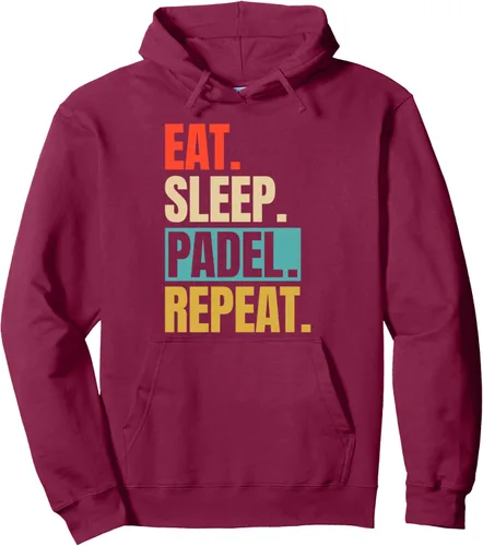 Vista 8 de Eat Sleep Padel Repeat - Sudadera con capucha para hombre y mujer
