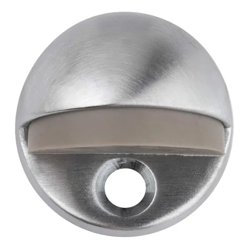 Vista 2 de Tell Manufacturing DT100032 Tope de piso de alto estilo, cromo satinado fundido