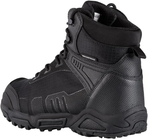 Vista 4 de FREE SOLDIER Mens Waterproof Hiking Boots Lightweight Work Boots Military Tactical Boots Durable Combat Boots