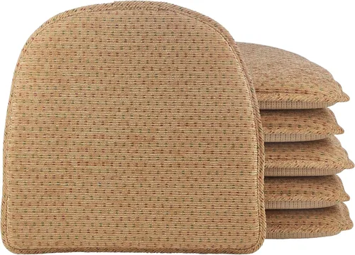 Vista 11 de Klear Vu Raindrop The Gripper - Cojines antideslizantes para silla, suaves y cómodos, almohadillas para asiento, almohadón para cocina, comedor u
