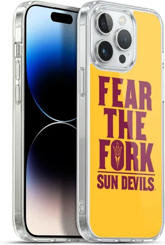 Vista 154 de Head Case Designs Funda de gel ASU Camou con licencia oficial de la Universidad Estatal de Arizona [protección de grado militar] compatible