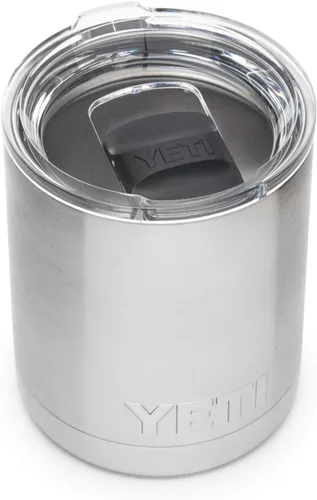 Vista 9 de Yeti Rambler Vaso corto de 10 onzas con aislamiento térmico al vacío, de acero inoxidable, con tapa MagSlider Rosa arenisca.