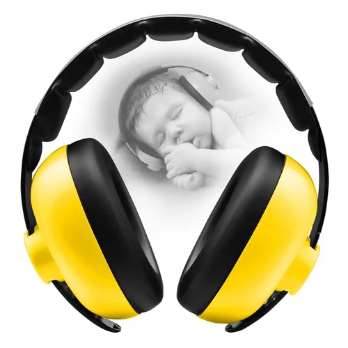 Vista 8 de BBTKCARE Auriculares para bebés - Protección de oídos para bebés Orejeras para bebés Auriculares con cancelación de ruido 3-36 meses - Verde Verde