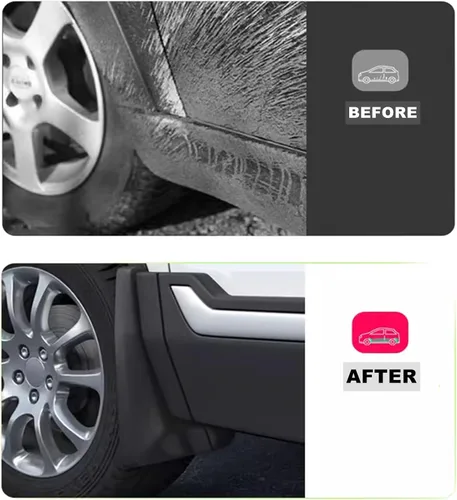Vista 2 de Tecoom Truck Mud Flaps Fit for Chevy Silverado 1500 2500 HD 3500 HD 2007-13