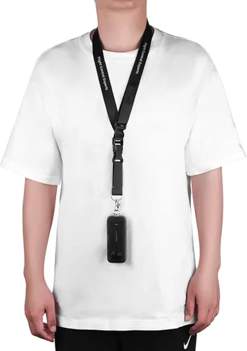 Vista 2 de Correa para el cuello compatible con DJI Osmo Pocket 3/Insta360 One X2/X3 Correa de hombro para el cuello, ligera, antipérdida, collar, cuerda