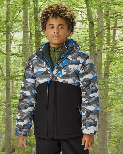 Vista 7 de Eddie Bauer Chaqueta de esquí para niños, abrigo impermeable 3 en 1 con aislamiento y chaqueta extraíble para niños y niñas (3-16)