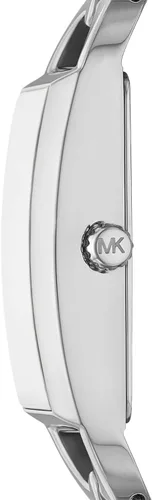 Vista 2 de Michael Kors MK Empire - Reloj rectangular de acero inoxidable para mujer con correa de acero o cuero