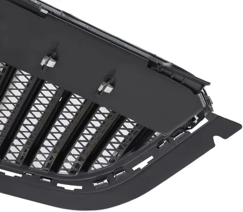 Vista 6 de CHEDA Parachoques delantero radiador brillante rejilla parrilla compatible con Buick Envision 2015 2016 2017