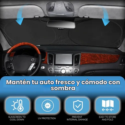Vista 3 de Para BMW X1 E84 Parasol para parabrisas de coche, protector de visera de sol, bloqueador de rayos UV, reflectante de calor, cubierta de ventana