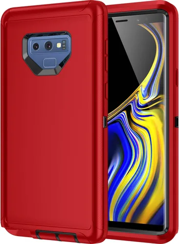 Vista 8 de Funda para Galaxy Note 9, a prueba de golpes, a prueba de caídas, a prueba de polvo, protección de cuerpo completo de 3 capas, funda rígida de alto