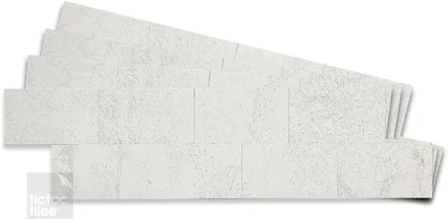 Vista 13 de Tic Tac Tiles - Azulejos autoadhesivos removibles para pegar en el salpicadero de la cocina o el baño, azulejos 3D de concreto natural estilo metro