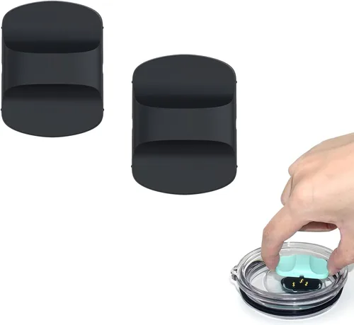 Vista 10 de Nueva actualización de reemplazo deslizante magnético: Magslider para tapas Yeti 10 oz, 14 oz, 16 oz, 20 oz, 26 oz, 30 oz (vino rojo-verde militar)