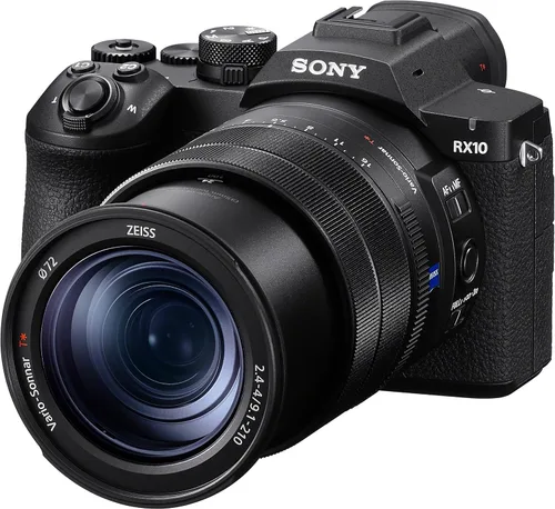 Vista 8 de Sony Cámara todo en uno RX10 V - Zoom de 25x con lente de 0.945-23.622 in Video de 10 bits 4K60 de 20.1 MP, enfoque automático AI con tarjeta