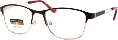 Vista 7 de Gafas de lectura progresivas Multi-Focus 3 Poderes en 1 Lector Spring Bisagra Metal