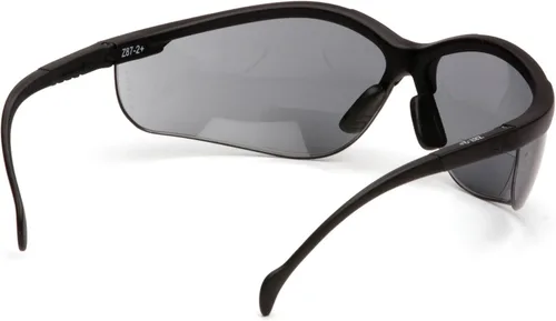 Vista 4 de Pyramex Venture II Bifocal Readers Safety Glasses Protective Eyewear, 2.5 Diopters, Amber