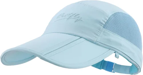 Vista 4 de Connectyle Sombreros de pesca con protección solar UPF 50+ para hombre con solapa extraíble para el cuello Azul aguamarina