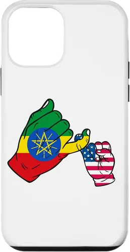 Vista 12 de iPhone 15 Parent and child Ethiopia USA family Case