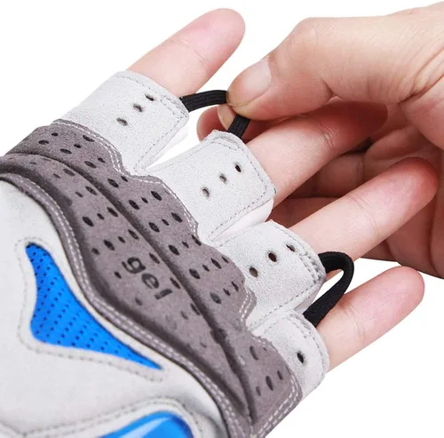 Vista 4 de CXWXC Guantes de ciclismo para hombres y mujeres Guantes de gel transpirable para bicicleta de montaña Guantes de bicicleta antideslizantes