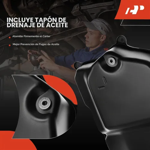 Vista 7 de A-Premium Cárter de aceite de transmisión con tapón de drenaje y junta compatible con Audi Q3 2015-2018, Q3 Quattro 2015-2018, VW Beetle 2017-2019