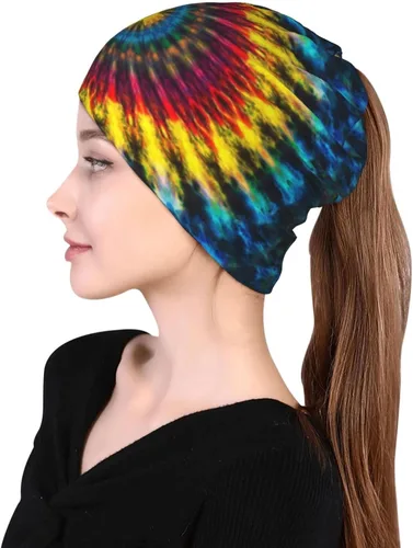 Vista 4 de Gorros de calavera de quimioterapia multifunción para la cabeza, turbante, unisex