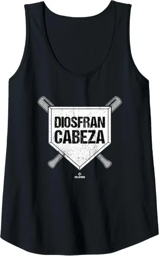 Vista 7 de Homeplate Gameday Diosfran Cabeza Prospect Baseball Fan Gear Tank Top