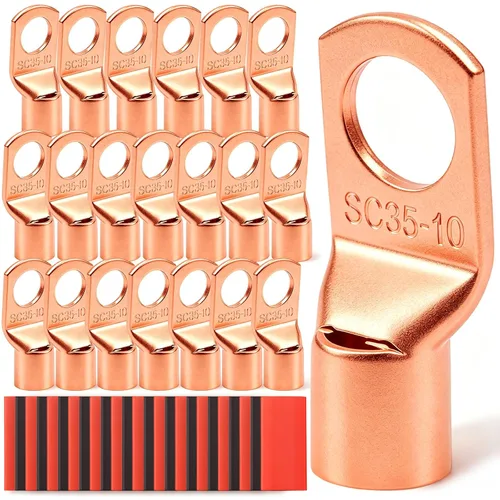 Vista 8 de Twidec/1530PCS Kit Ultimate de Conectores de Cable Termorretráctiles, Kit de Conectores de Pala Eléctricos Impermeables, Kit de Terminales
