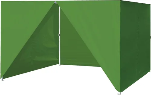 Vista 8 de Eurmax USA - Kit de paredes con cierre completo para toldo desplegable de 8x8 pies, solo 4 paredes (verde bosque)