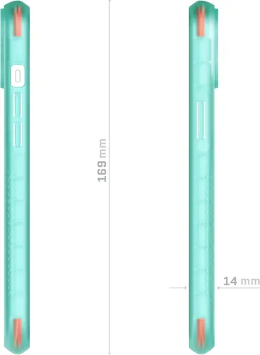 Vista 127 de Ghostek Covert Clear - Funda transparente para iPhone 15 Plus, silicona a prueba de golpes, compatible con accesorios Apple MagSafe, funda Negro