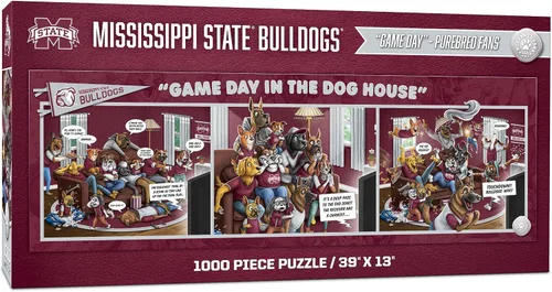 Vista 13 de YouTheFan NCAA Game Day in The Dog House - Rompecabezas de 1000 piezas