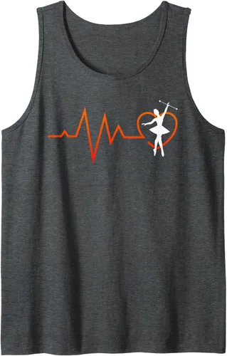 Vista 3 de Majorette Heartbeat - Camiseta sin mangas para gimnasia, Negro
