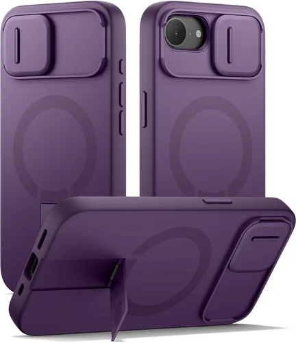Vista 54 de SURITCH Funda para iPhone Air con cubierta de control de cámara, funda deslizante para cámara y soporte ajustable, compatible con MagSafe, a prueba