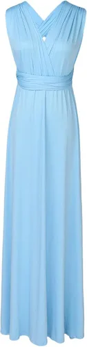 Vista 4 de Vestido largo para mujer Transformer convertible para dama de honor vestido de noche formal